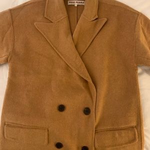 Free People Camel Trench NWOT